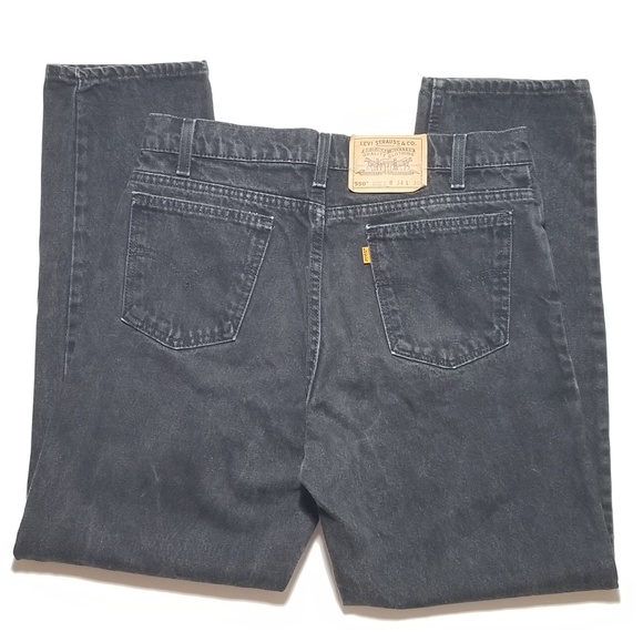 Vtg Levi's 550 High Waisted Orange Tab Mom Jeans - Picture 6 of 8